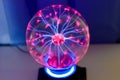 Plasma ball Royalty Free Stock Photo