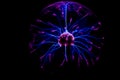 Plasma ball spark Royalty Free Stock Photo