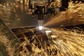 Plasma cutting metalwork industry machine Royalty Free Stock Photo