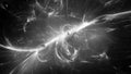 Plasma force field texture in space black and white Royalty Free Stock Photo