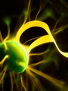 Plasma lamp close up Royalty Free Stock Photo
