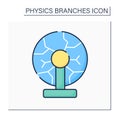 Plasma physics color icon