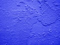 Plaster of blue color