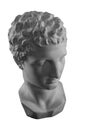 Plaster bust sculpture portrait of a man Hermes