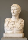 Plaster cast of a bust of the first Roman emperor Augustus Caesar in the University of Serville collection.