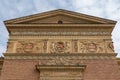 Plaster detail of Palace of Arts Kunsthalle Budapest in Budapest eclectic-neoclassical style Royalty Free Stock Photo