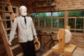 Plaster figure of Konstantin Tsiolkovsky