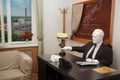 Plaster figure of Sergei Korolev in his office