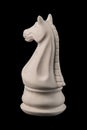 Plaster figurine chess piece horse Royalty Free Stock Photo