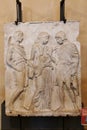 Relief depicting Hermes, Orpheus and Eurydice, University Plaster Casts Collection, Pisa, Italy