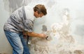 Plastering Royalty Free Stock Photo