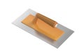 Plastering trowel with plastic handle