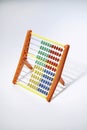 Plastic abacus. Conceptual image Royalty Free Stock Photo