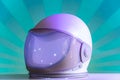 Plastic Astronaut Space Helmet Pop Purple Green