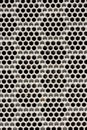 Plastic background with hexagonal patterns