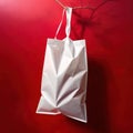 Plastic bag pouch, generic blank product packaging mockup