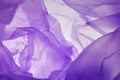 Plastic bag. Purple background for the text, textures, banners, leaflets, posters, with space for inscriptions. Violet Royalty Free Stock Photo