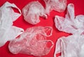 Plastic bags and bottles