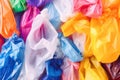 plastic bags, concept of ecological plastic problem Royalty Free Stock Photo