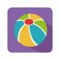 Plastic ball toy icon Royalty Free Stock Photo