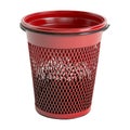 Plastic Basket or Dustbin Empty on Transparent Background - Ai Generated Royalty Free Stock Photo