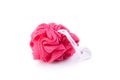 Plastic bath sponge Royalty Free Stock Photo