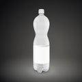 Plastic beverage bottle