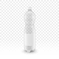 Plastic beverage bottle