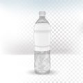 Plastic beverage bottle