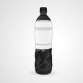 Plastic beverage bottle