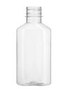 Plastic beverage bottle flat shape disposable