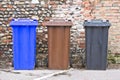 Plastic bins Royalty Free Stock Photo