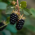 Fruity Blackberries Royalty Free Stock Photo