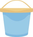 plastic blue bucket object Royalty Free Stock Photo