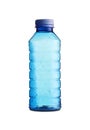 Plastic blue empty bottle Royalty Free Stock Photo