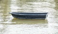 Plastic boat in the river Royalty Free Stock Photo