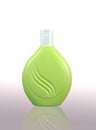 Plastic bodylotion bottle