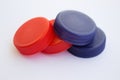 Plastic bottle caps Royalty Free Stock Photo