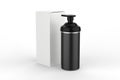 Plastic bottle with dispenser airless pump for cream