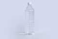 A plastic bottle of drinking water isolated on white background Royalty Free Stock Photo