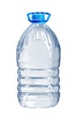 Plastic bottle filled with pure drinking water isolated