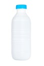 Plastic bottle of fresh milk Royalty Free Stock Photo