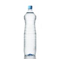 A plastic bottle full of water