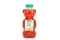 Plastic bottle of kirkland brand organic raw honey