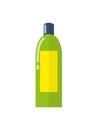 Plastic Bottle and Cosmetics Vector Illustration