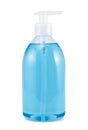 Plastic bottle of liquid soap isolated Royalty Free Stock Photo