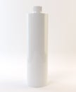 Plastic bottle mockup white professional shampoo