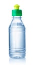 Plastic bottle of organic solvent