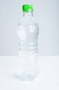 Plastic bottle of purified drinking water as hydration concept