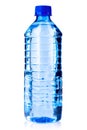 Plastic bottle of still healthy water isolated on white background Royalty Free Stock Photo